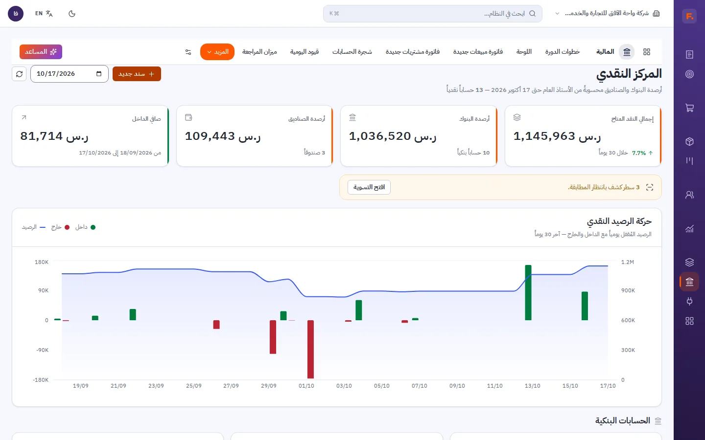 المركز النقدي